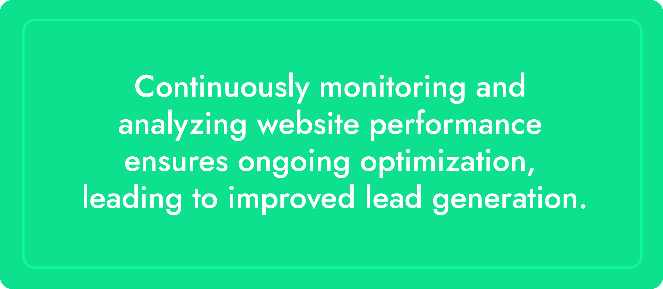 Continuously monitoring and analyzing website performance