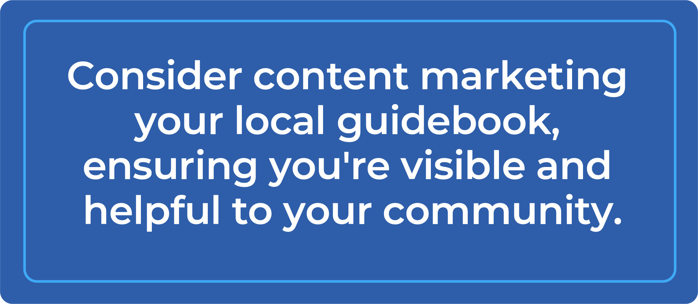 content marketing - local guidebook 